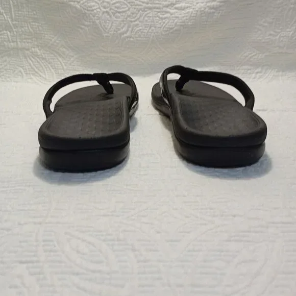 Vionic Womens Black Flip Flop Sandals With Comfort Soles Size 8 - Picture 6 of 9
